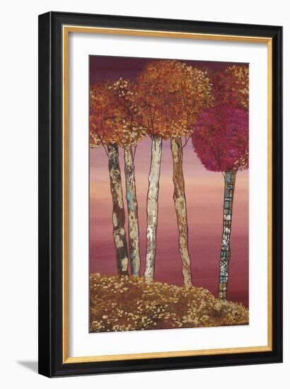 Autumn Spice Equinox Panel 1-Colleen Sarah-Framed Art Print