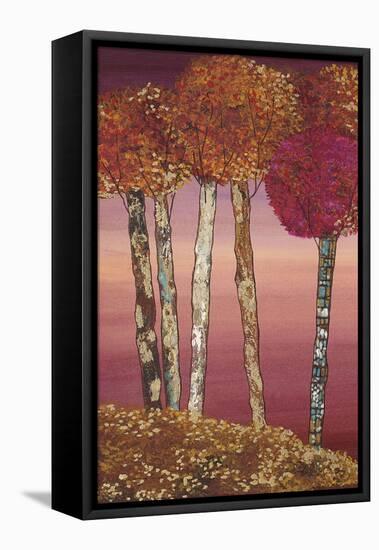 Autumn Spice Equinox Panel 1-Colleen Sarah-Framed Stretched Canvas