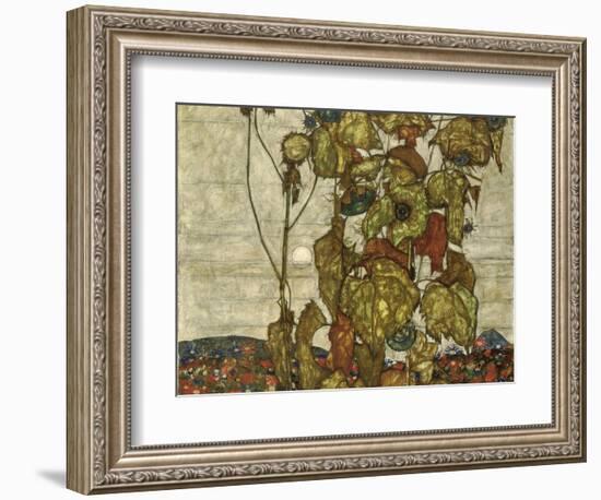 Autumn Sun-Egon Schiele-Framed Giclee Print