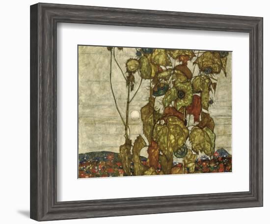 Autumn Sun-Egon Schiele-Framed Giclee Print