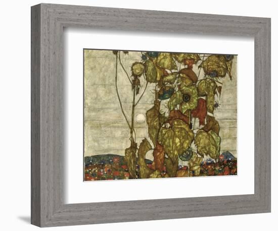 Autumn Sun-Egon Schiele-Framed Giclee Print