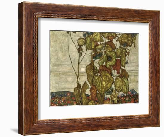 Autumn Sun-Egon Schiele-Framed Giclee Print