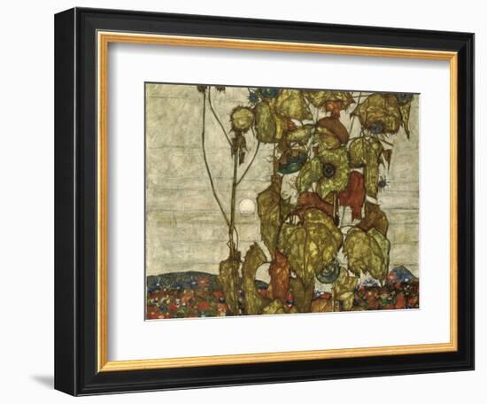 Autumn Sun-Egon Schiele-Framed Giclee Print