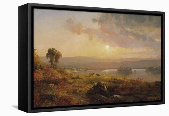 Autumn Sunset, 1876-Jasper Francis Cropsey-Framed Premier Image Canvas