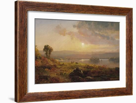 Autumn Sunset, 1876-Jasper Francis Cropsey-Framed Giclee Print