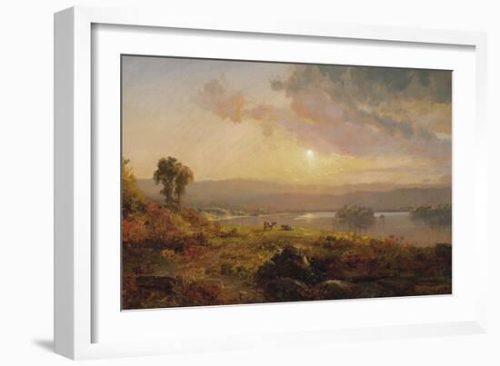 Autumn Sunset, 1876-Jasper Francis Cropsey-Framed Giclee Print