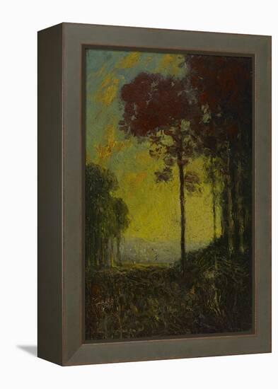 Autumn Sunset, 1908 (Oil on Wood)-Julian Onderdonk-Framed Premier Image Canvas
