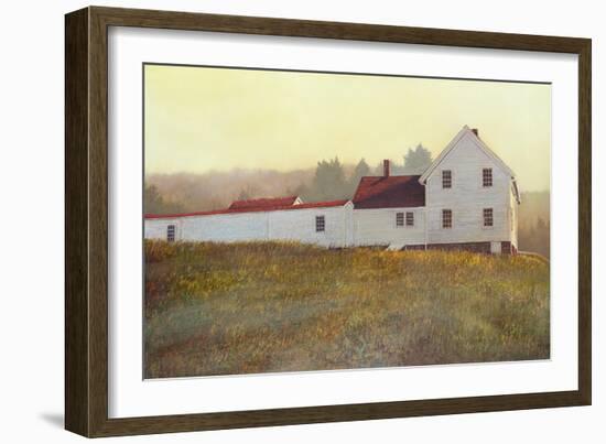 Autumn Sunset Monhegan-Jerry Cable-Framed Art Print