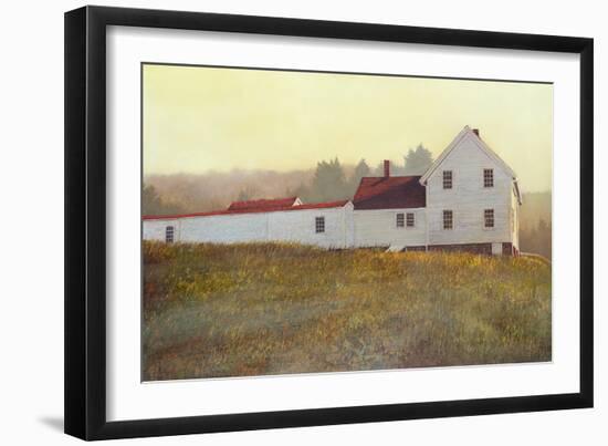 Autumn Sunset Monhegan-Jerry Cable-Framed Art Print