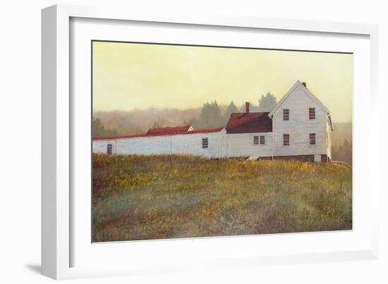 Autumn Sunset Monhegan-Jerry Cable-Framed Art Print
