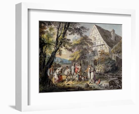 Autumn: Swarm of Bees, C.1780-George Robertson-Framed Giclee Print