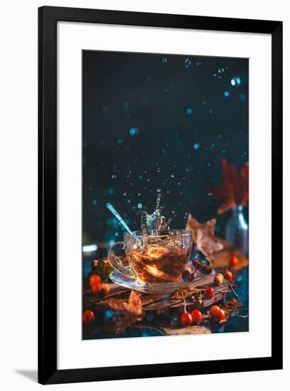 Autumn Teatime-Dina Belenko-Framed Photographic Print