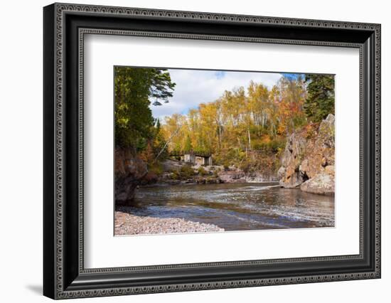 Autumn, Temperance River-Steven Gaertner-Framed Photographic Print