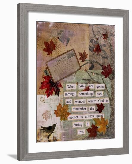 Autumn Test-Let Your Art Soar-Framed Giclee Print