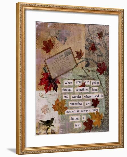 Autumn Test-Let Your Art Soar-Framed Giclee Print