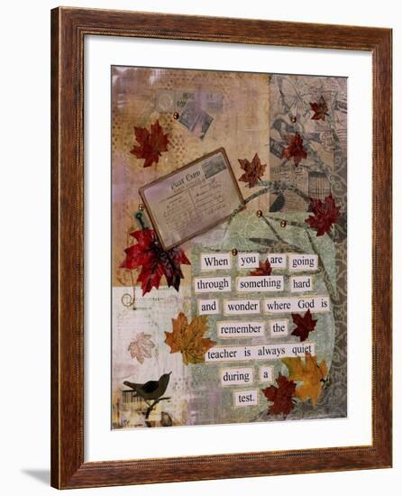 Autumn Test-Let Your Art Soar-Framed Giclee Print