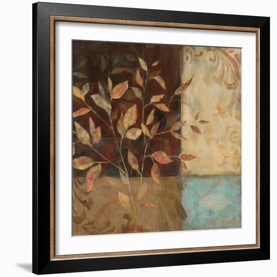 Autumn Texture 1-Sandra Smith-Framed Art Print