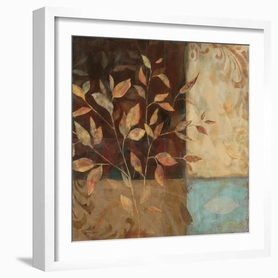 Autumn Texture 1-Sandra Smith-Framed Art Print