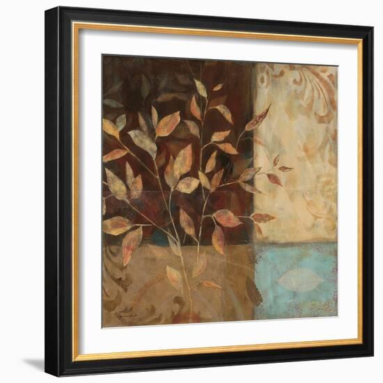 Autumn Texture 1-Sandra Smith-Framed Art Print