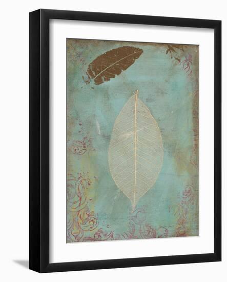 Autumn Texture Detail 1-Sandra Smith-Framed Art Print