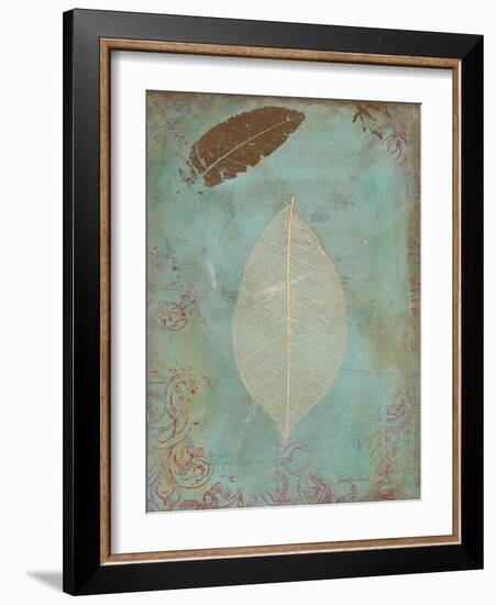 Autumn Texture Detail 1-Sandra Smith-Framed Art Print
