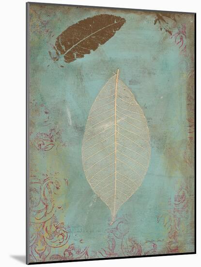 Autumn Texture Detail 1-Sandra Smith-Mounted Art Print