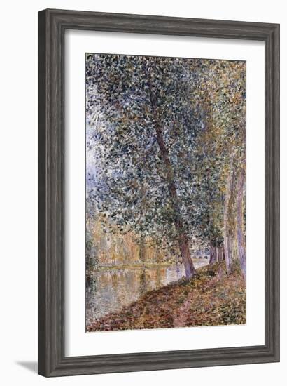 Autumn, the Banks of the Loing; L'Autumne, Bords Du Loing, 1880-Alfred Sisley-Framed Giclee Print