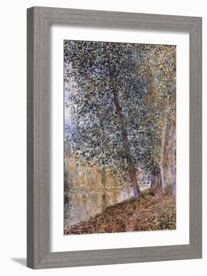 Autumn, the Banks of the Loing; L'Autumne, Bords Du Loing, 1880-Alfred Sisley-Framed Giclee Print