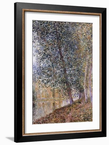 Autumn, the Banks of the Loing; L'Autumne, Bords Du Loing, 1880-Alfred Sisley-Framed Giclee Print