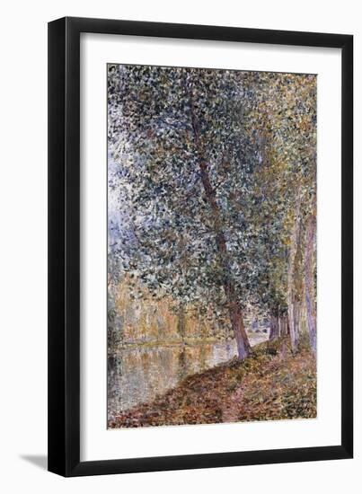 Autumn, the Banks of the Loing; L'Autumne, Bords Du Loing, 1880-Alfred Sisley-Framed Giclee Print