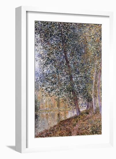 Autumn, the Banks of the Loing; L'Autumne, Bords Du Loing, 1880-Alfred Sisley-Framed Giclee Print