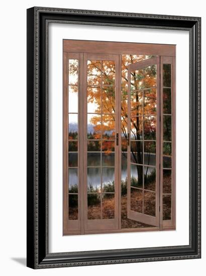 Autumn Threshold-Diane Romanello-Framed Art Print