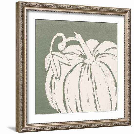 Autumn Tones VII Chalk Green-Anne Tavoletti-Framed Art Print