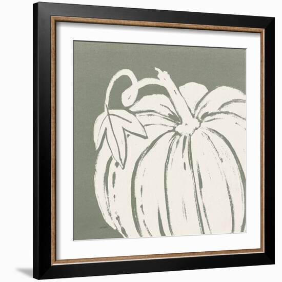 Autumn Tones VII Chalk Green-Anne Tavoletti-Framed Art Print