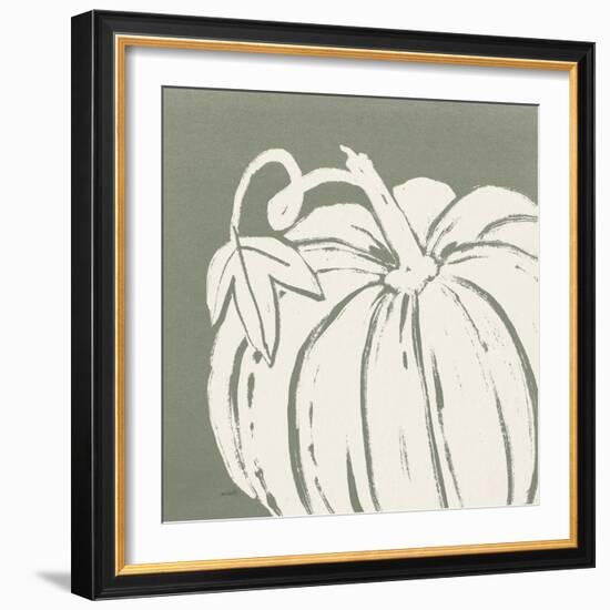 Autumn Tones VII Chalk Green-Anne Tavoletti-Framed Art Print