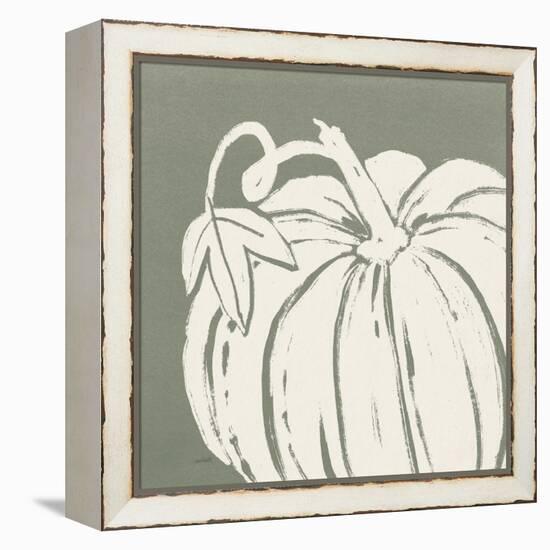 Autumn Tones VII Chalk Green-Anne Tavoletti-Framed Stretched Canvas