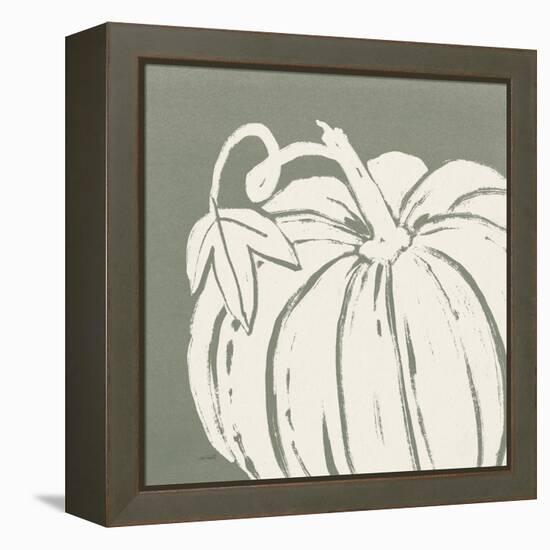 Autumn Tones VII Chalk Green-Anne Tavoletti-Framed Stretched Canvas