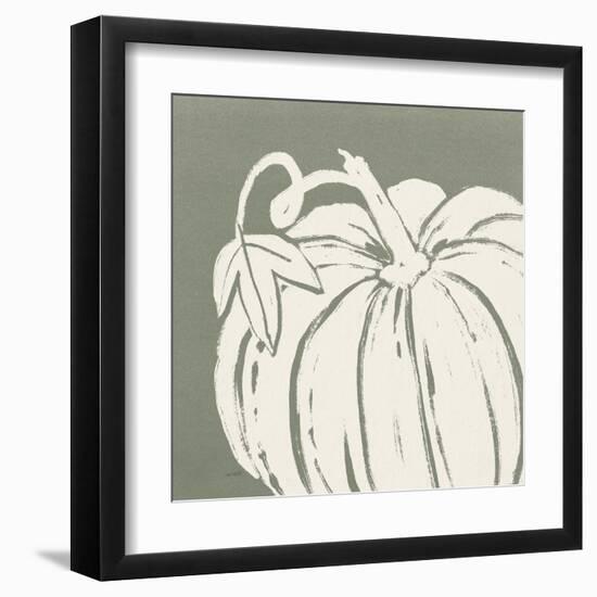 Autumn Tones VII Chalk Green-Anne Tavoletti-Framed Art Print