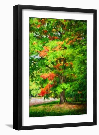Autumn touch-Philippe Sainte-Laudy-Framed Photographic Print