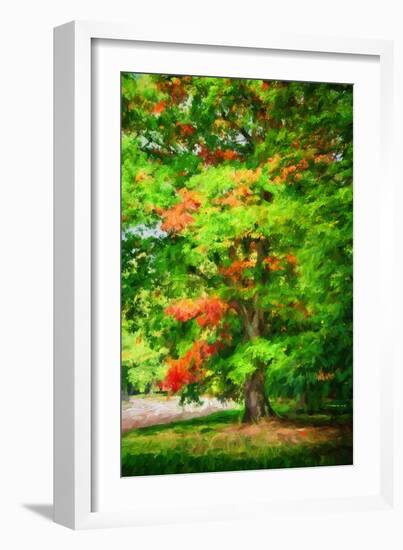 Autumn touch-Philippe Sainte-Laudy-Framed Photographic Print