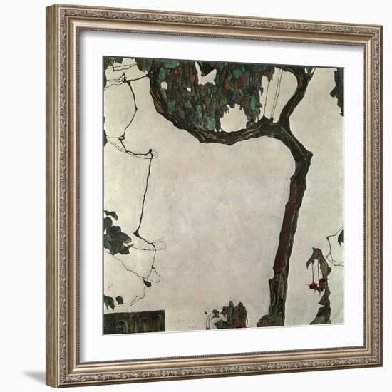 Autumn Tree, 1909-Egon Schiele-Framed Giclee Print