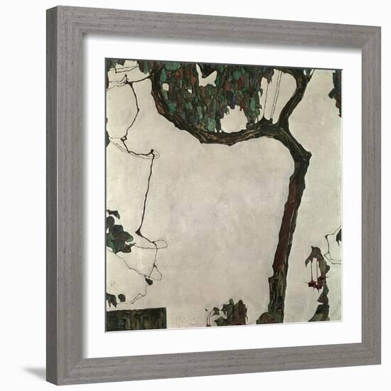 Autumn Tree, 1909-Egon Schiele-Framed Giclee Print