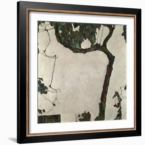 Autumn Tree, 1909-Egon Schiele-Framed Giclee Print