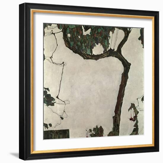 Autumn Tree, 1909-Egon Schiele-Framed Giclee Print