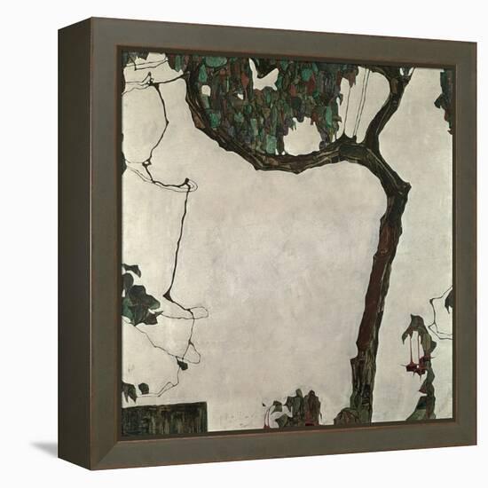 Autumn Tree, 1909-Egon Schiele-Framed Premier Image Canvas