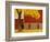 Autumn Tree by Red Barn-Bob Krist-Framed Photographic Print