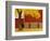 Autumn Tree by Red Barn-Bob Krist-Framed Photographic Print