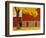 Autumn Tree by Red Barn-Bob Krist-Framed Photographic Print