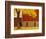 Autumn Tree by Red Barn-Bob Krist-Framed Photographic Print