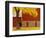 Autumn Tree by Red Barn-Bob Krist-Framed Photographic Print